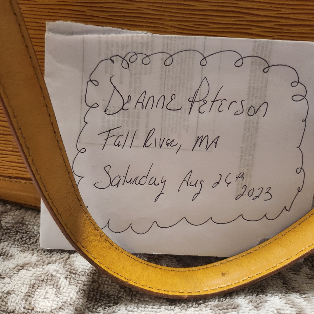 Louis Vuitton Yellow Epi St..Jacques Shopping Bag
